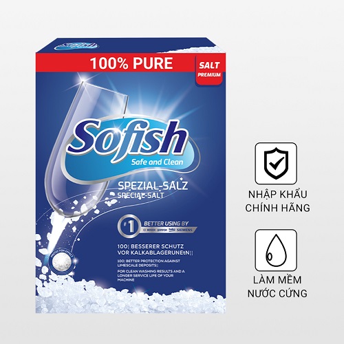 Muối tinh thể Sofish Premium 1.6kg